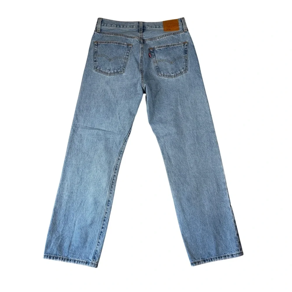 Levis 501 90s Mens Light Wash Blue Relaxed Straight Leg Jeans W30 L30 A1959-0106
